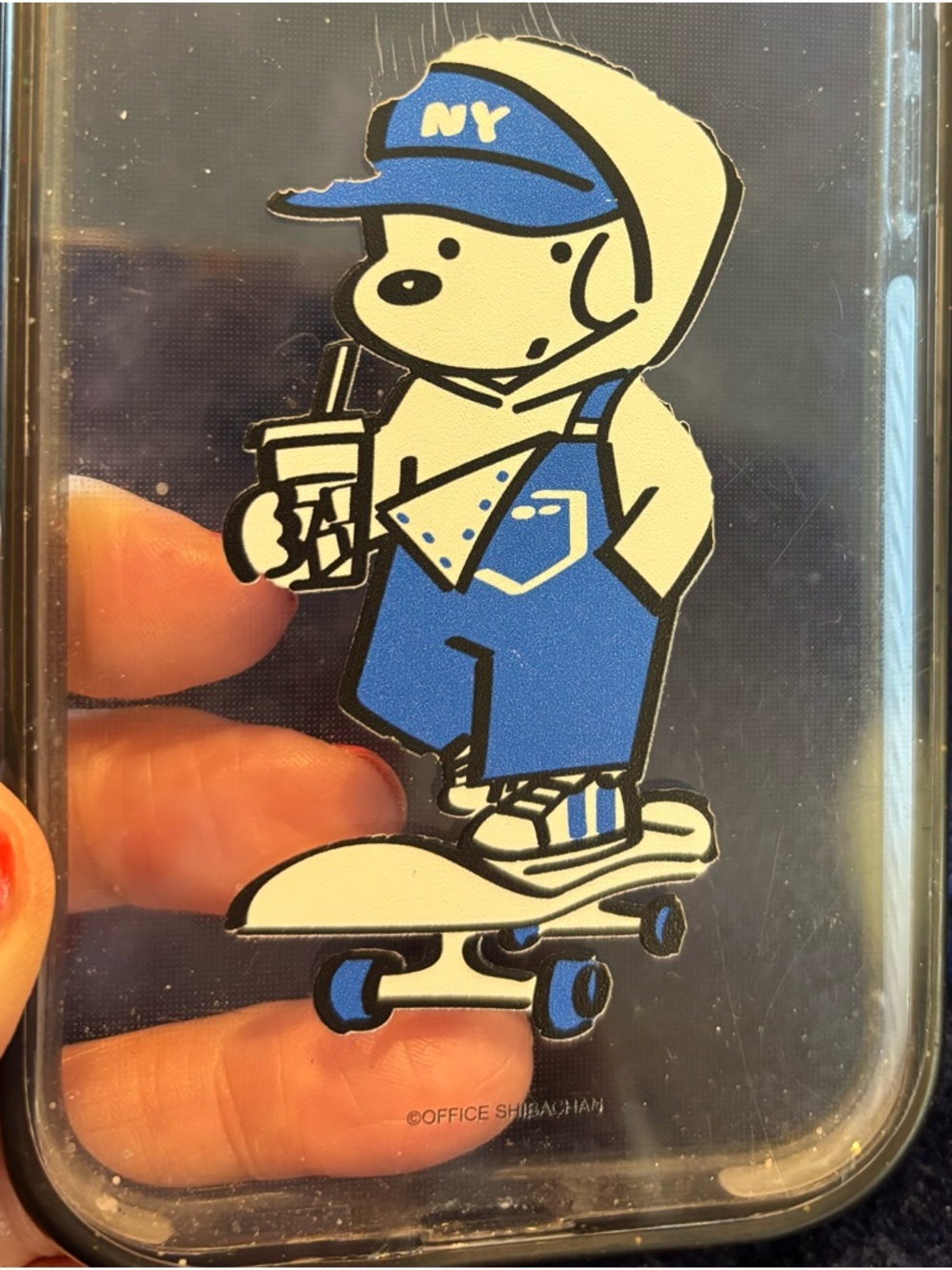 CASETiFY clear case from the Skater JOHN collection for iPhone 13/13 Pro